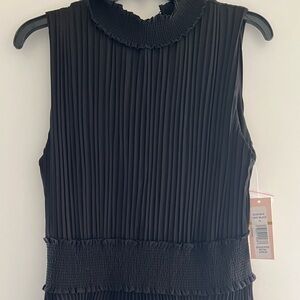 Pleated Black Dress size 14